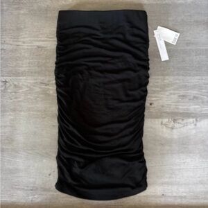 Bar III Ruched Black Skirt